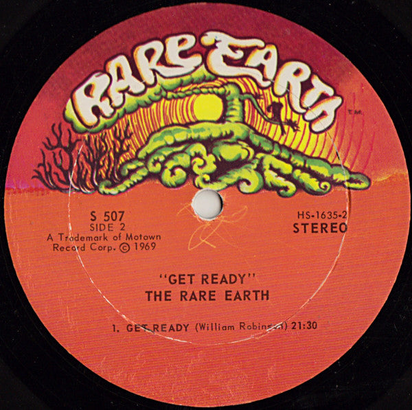 Rare Earth : Get Ready (LP, Album, RP, Sup)