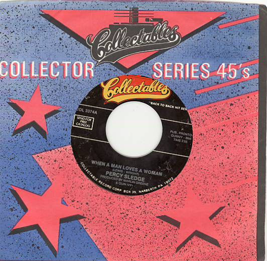 Percy Sledge : When A Man Loves A Woman / Out In Left Field (7", Single, RE)