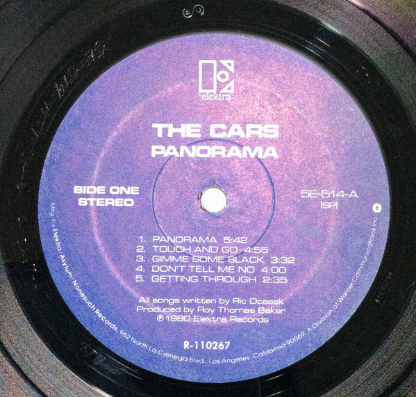 The Cars : Panorama (LP, Album, Club)
