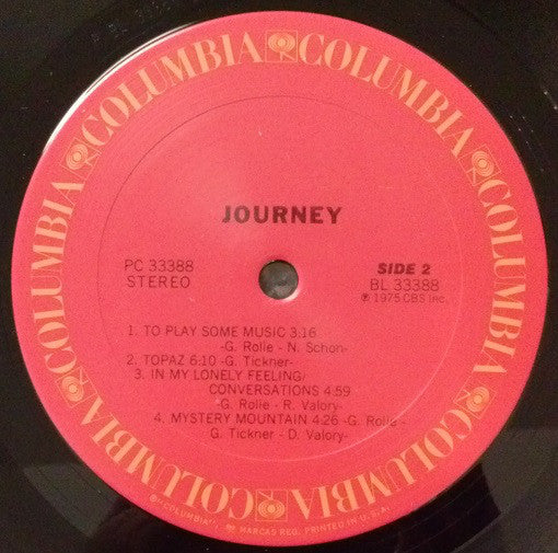 Journey : Journey (LP, Album, San)