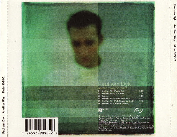 Paul van Dyk : Another Way / Avenue (CD, Maxi, P/Mixed)
