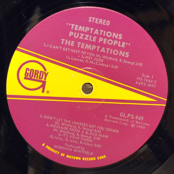 The Temptations : Puzzle People (LP, Album, Ind)
