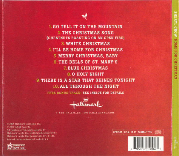 Sheryl Crow : Home For Christmas (CD, Album, Car)