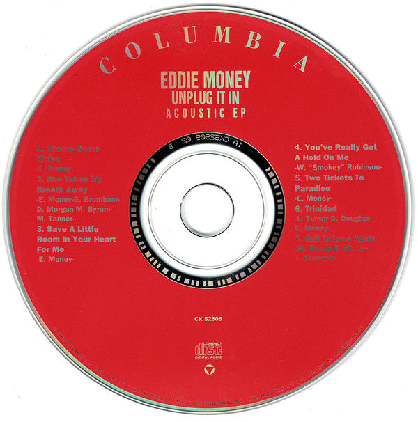 Eddie Money : Unplug It In - Acoustic EP (CD, Album, EP)