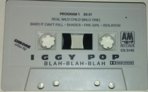 Iggy Pop : Blah-Blah-Blah (Cass, Album)
