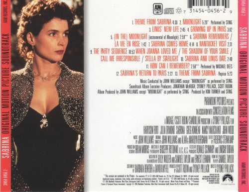 John Williams (4) : Sabrina (Original Motion Picture Soundtrack) (CD, Album)