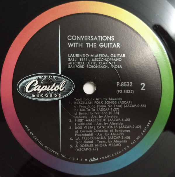 Laurindo Almeida : Conversations With The Guitar (LP, Mono)