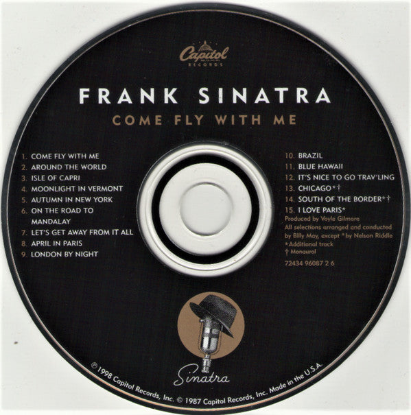Frank Sinatra : Come Fly With Me (CD, Album, Mono, RE, RM, EMI)