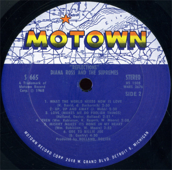 The Supremes : Reflections (LP, Album, San)