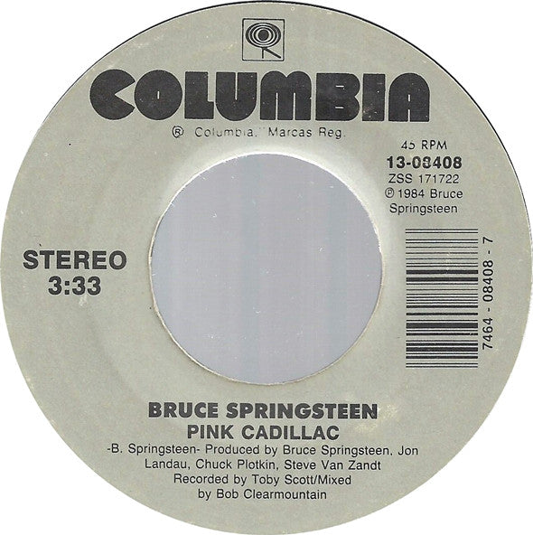 Bruce Springsteen : Dancing In The Dark (7", Single, RE)