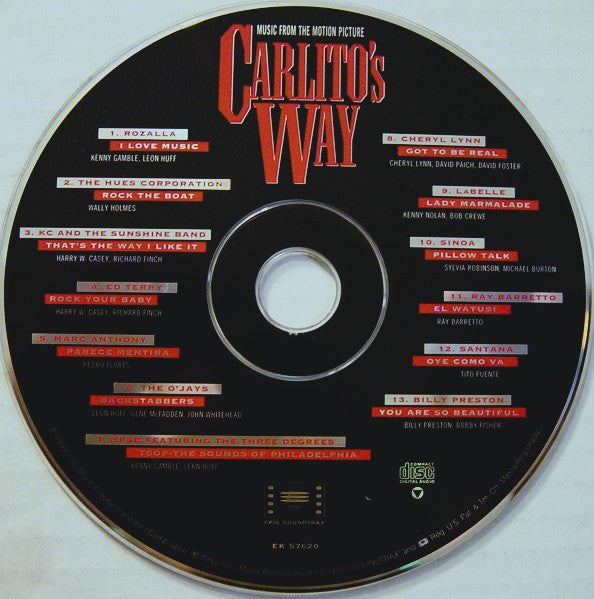 Various : Carlito's Way (Music From The Motion Picture) (CD, Comp)