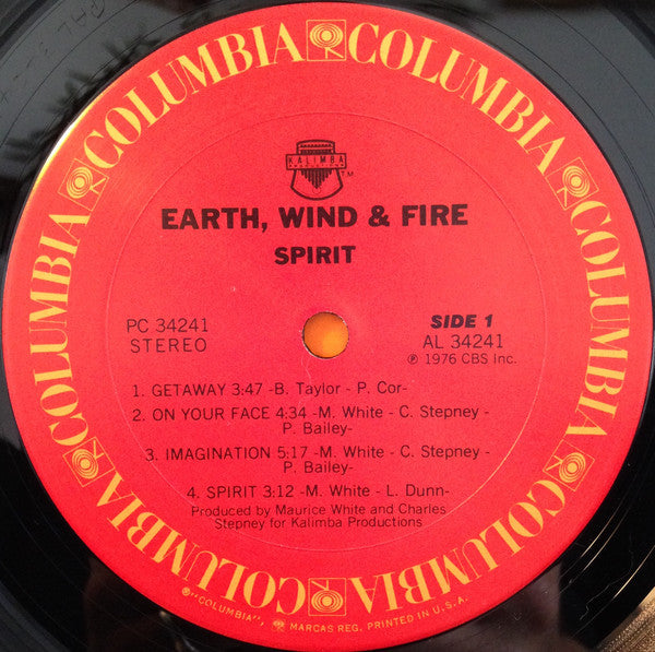 Earth, Wind & Fire : Spirit (LP, Album)