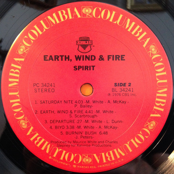 Earth, Wind & Fire : Spirit (LP, Album)