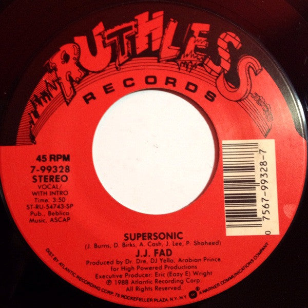 J.J. Fad : Supersonic (7", SP )