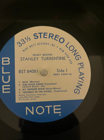 Stanley Turrentine : Dearly Beloved (LP, Album)