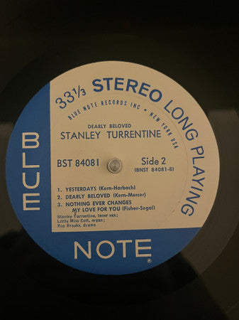 Stanley Turrentine : Dearly Beloved (LP, Album)