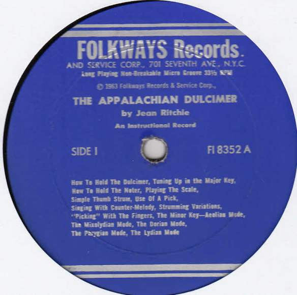 Jean Ritchie : The Appalachian Dulcimer - An Instructional Record (Box, Wit + LP, Album)