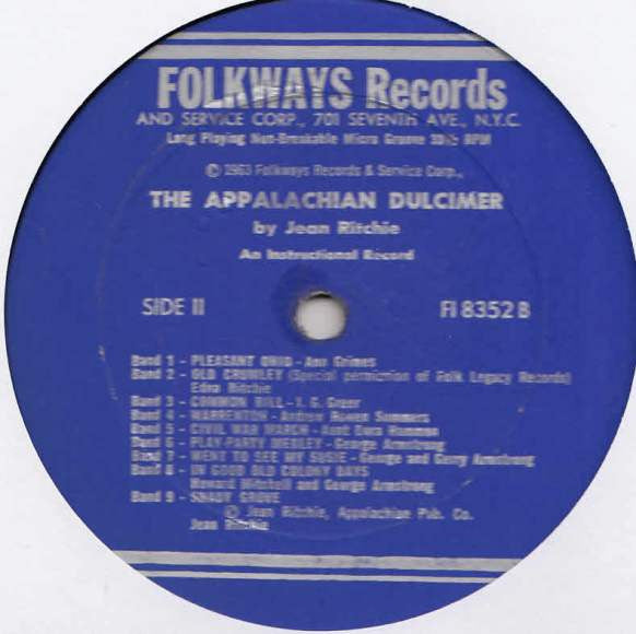 Jean Ritchie : The Appalachian Dulcimer - An Instructional Record (Box, Wit + LP, Album)