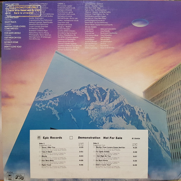 Gabriel (27) : Gabriel (LP, Album, Promo)