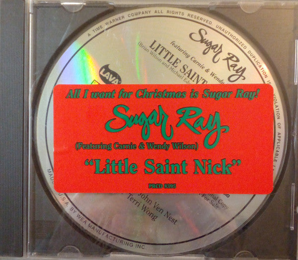 Sugar Ray (2) Featuring The Wilsons : Little Saint Nick  (CD, Single, Promo)