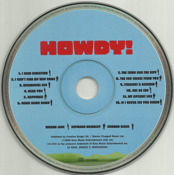 Teenage Fanclub : Howdy! (CD, Album)