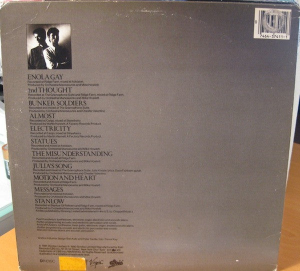 Orchestral Manoeuvres In The Dark : O.M.D. (LP, Comp, Ter)