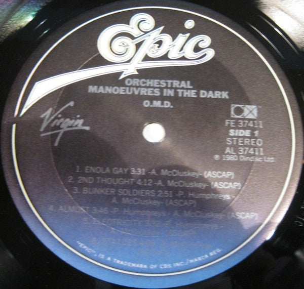 Orchestral Manoeuvres In The Dark : O.M.D. (LP, Comp, Ter)