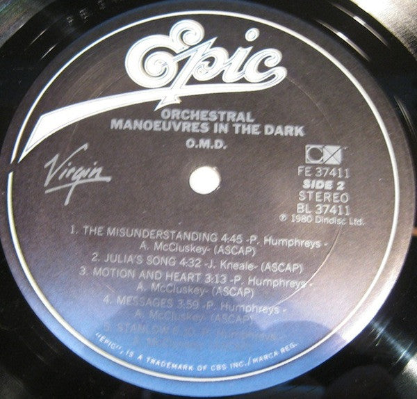 Orchestral Manoeuvres In The Dark : O.M.D. (LP, Comp, Ter)