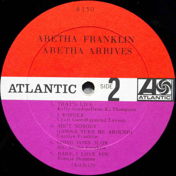 Aretha Franklin : Aretha Arrives (LP, Album, Mono, Pit)