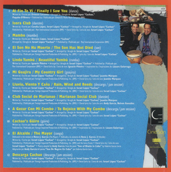 Cachao : Master Sessions Volume I (CD, Album)