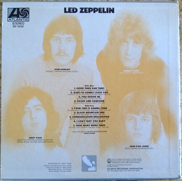 Led Zeppelin : Led Zeppelin (LP, Album, RE, SP )