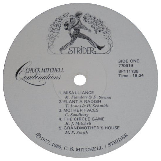 Chuck Mitchell (2) : Combinations (LP, Album)