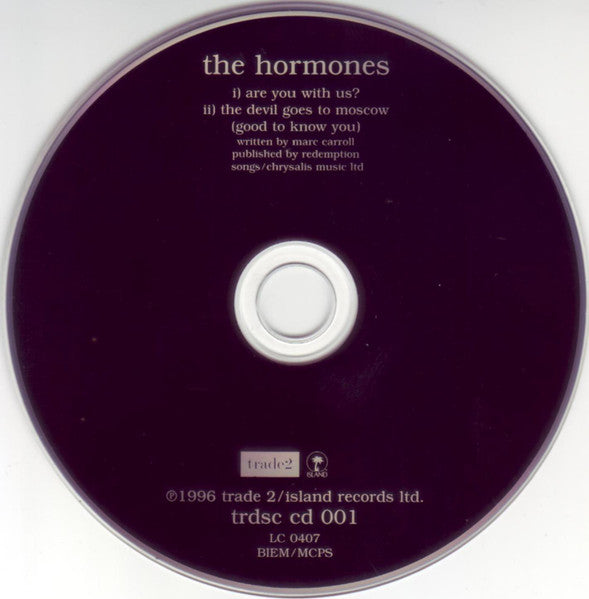 The Hormones : Are You With Us? (CD, Single)
