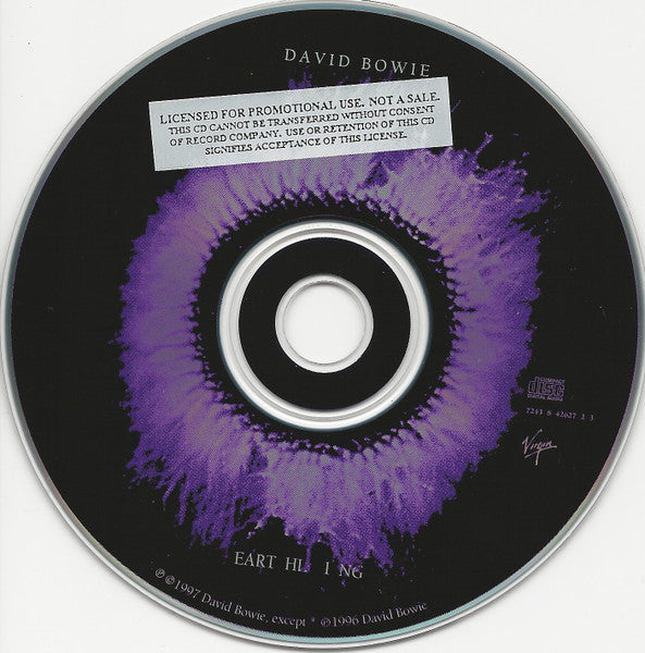 David Bowie : Earthling (CD, Album, Promo)