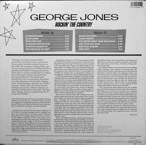 George Jones (2) : Rockin' The Country (LP, Comp)