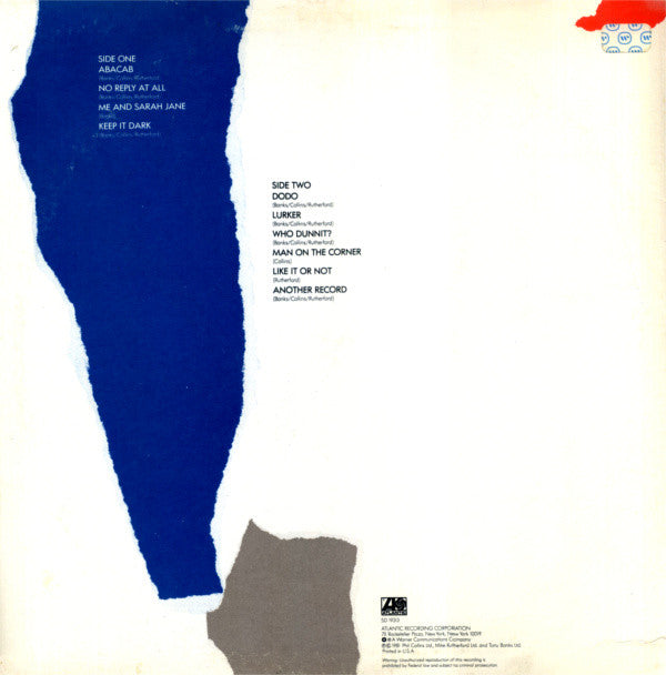 Genesis : Abacab (LP, Album, C/R)