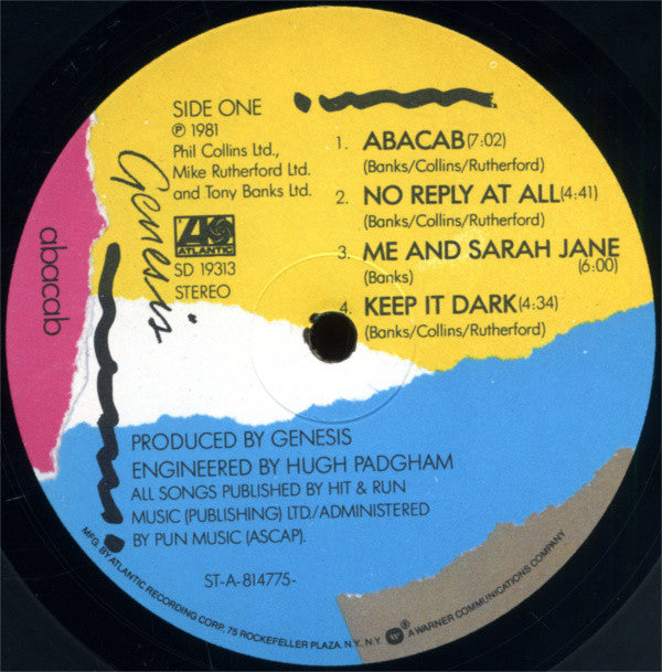 Genesis : Abacab (LP, Album, C/R)