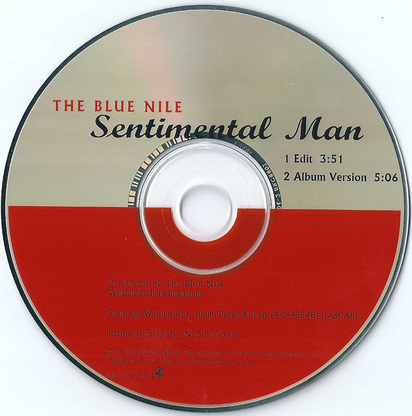 The Blue Nile : Sentimental Man (CD, Single, Promo)