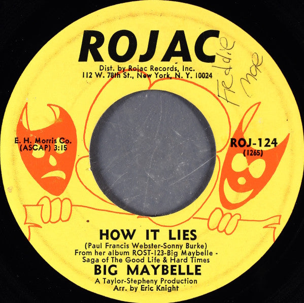 Big Maybelle : How It Lies / Old Love Never Dies (7", Single)