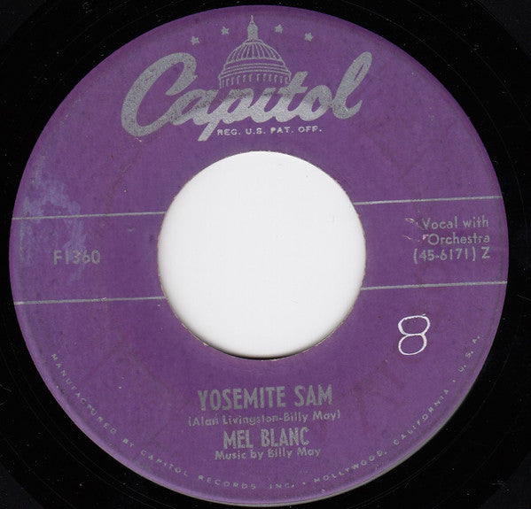 Mel Blanc : I Taut I Taw A Puddy Tat / Yosemite Sam (7", Single)