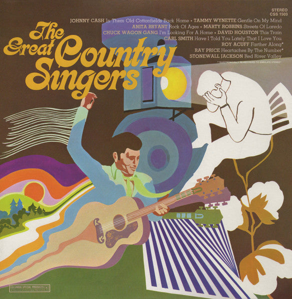 Various : The Great Country Singers (LP, Comp, RM)