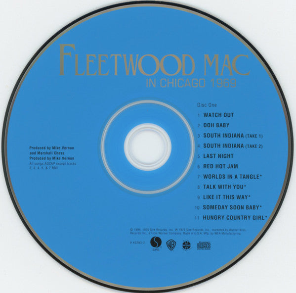 Fleetwood Mac Featuring: Buddy Guy / Willie Dixon / Otis Spann / Walter Horton / J.T. Brown / David "Honeyboy" Edwards / S.P. Leary : Fleetwood Mac In Chicago 1969 (2xCD, Album)