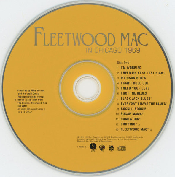 Fleetwood Mac Featuring: Buddy Guy / Willie Dixon / Otis Spann / Walter Horton / J.T. Brown / David "Honeyboy" Edwards / S.P. Leary : Fleetwood Mac In Chicago 1969 (2xCD, Album)