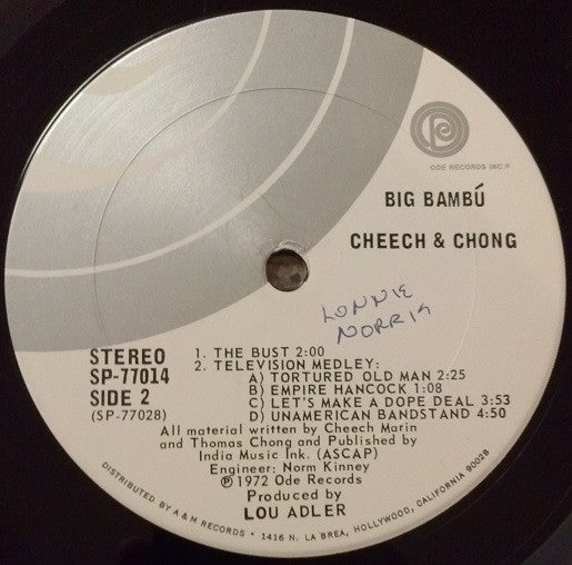 Cheech & Chong : Big Bambú (LP, Album, San)