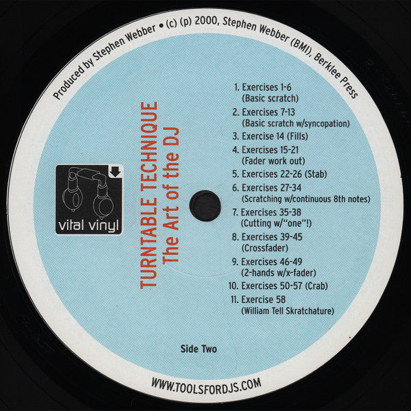 Stephen Webber : Turntable Technique (The Art Of The DJ) (2xLP, Album)
