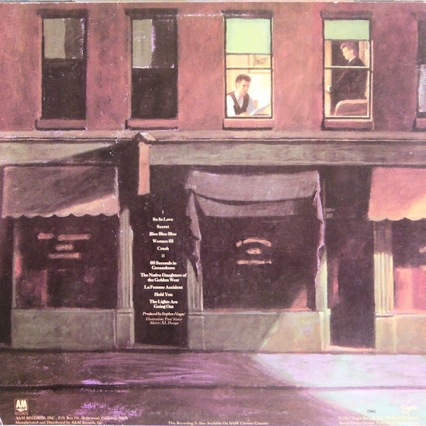 Orchestral Manoeuvres In The Dark : Crush (LP, Album, Club)