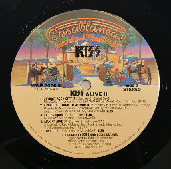 Kiss : Alive II (2xLP, Album, Gat)