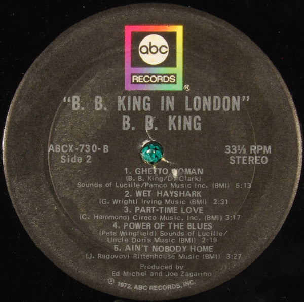 B.B. King : B.B. King In London (LP, Album, RP, Tru)