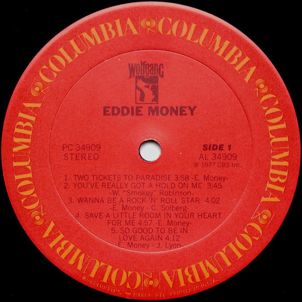 Eddie Money : Eddie Money (LP, Album, RE, Ter)