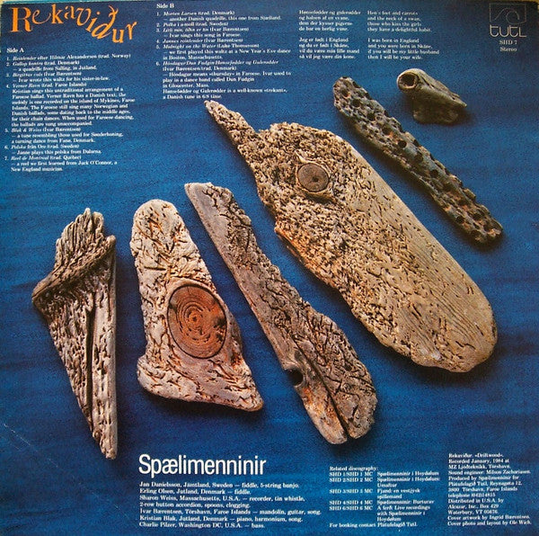 Spælimenninir : Rekaviður (LP, Album)